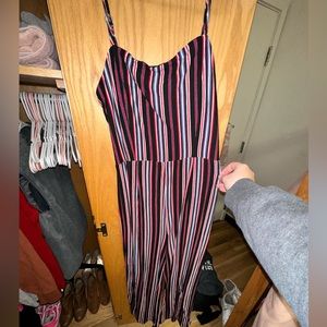 Striped jumpsuit